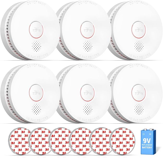 SITERWELL Smoke Detector, 10 Year Product Life Fire Alarm by SITERWELL