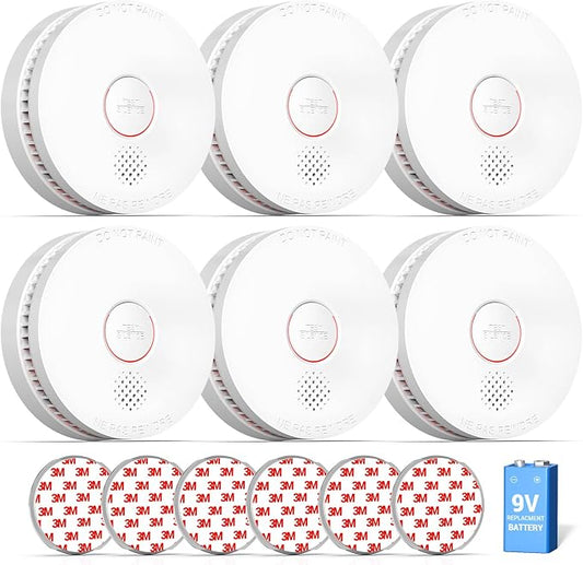 SITERWELL Smoke Detector, 10 Year Product Life Fire Alarm by SITERWELL