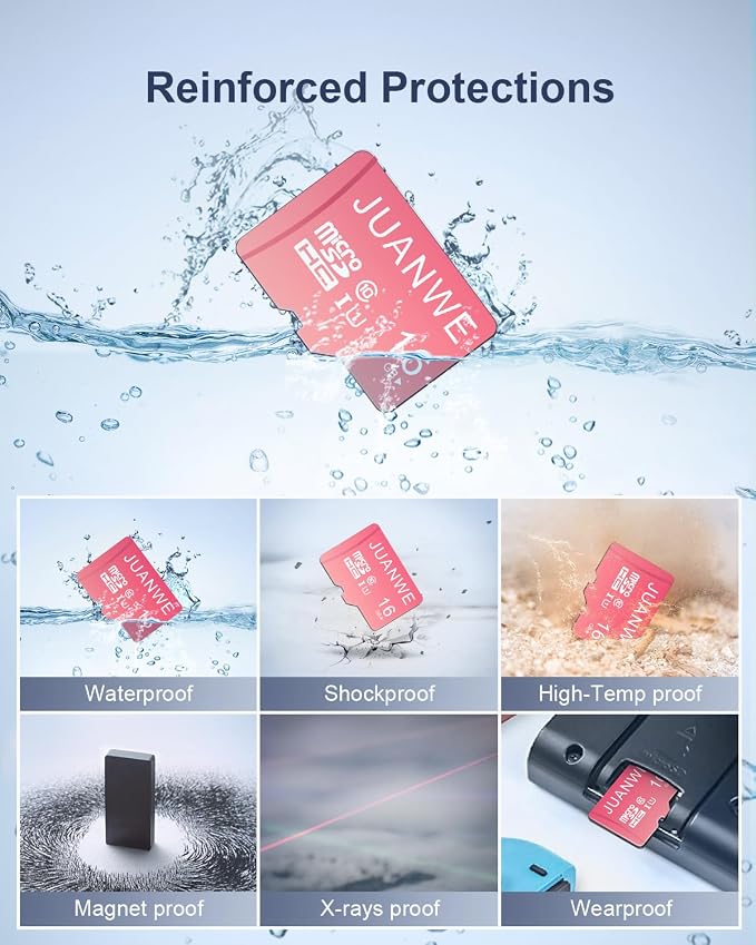 JUANWE 16GB Micro SD Card microSDHC Memory Card - Image 6