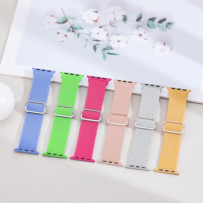 6 Pack Braided Stretchy Bands Compatible - Image 6