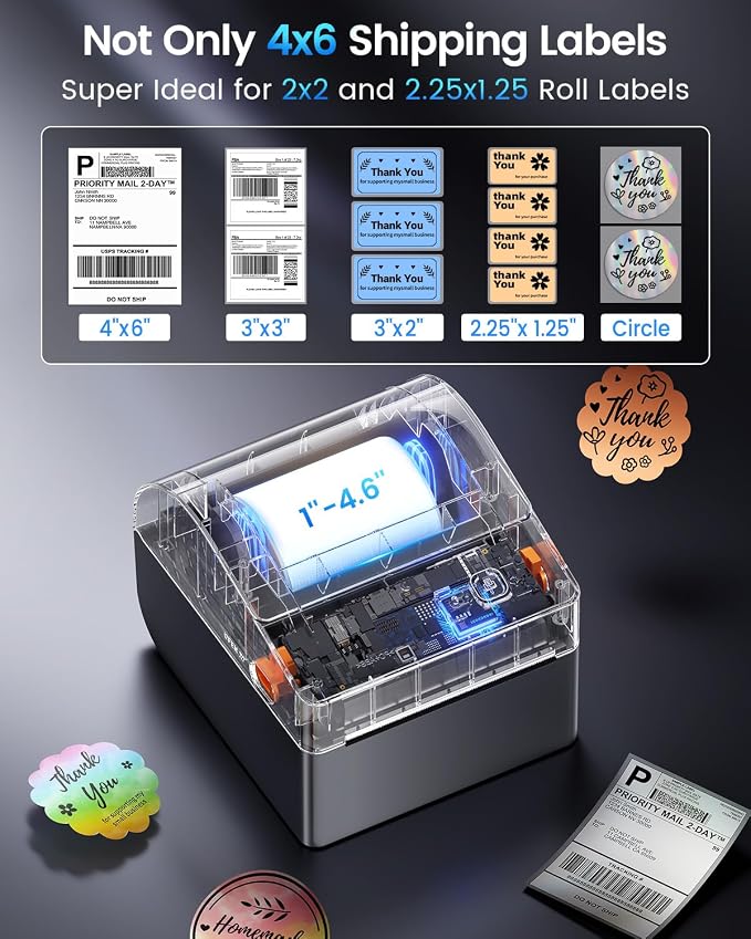 ASprink Bluetooth Shipping Label Printer - Image 6