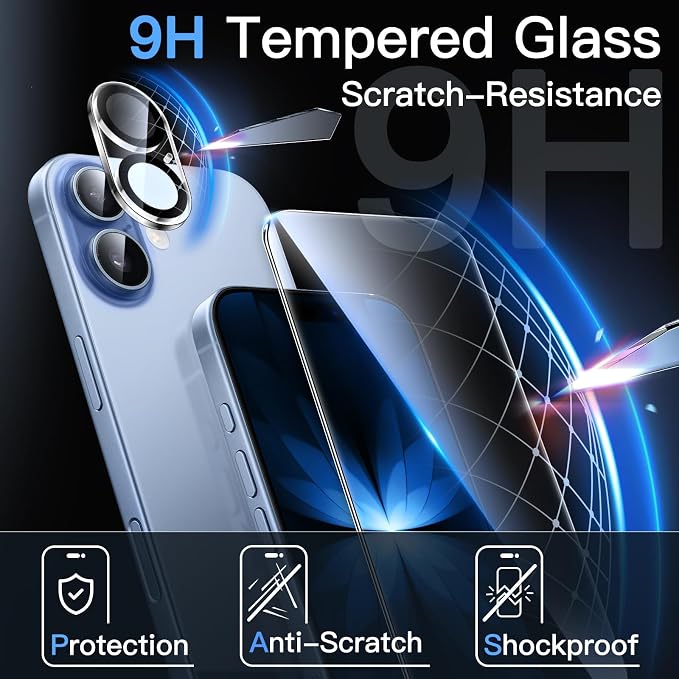 JETech Screen Protector for iPhone 17 6.3-Inch - Image 3
