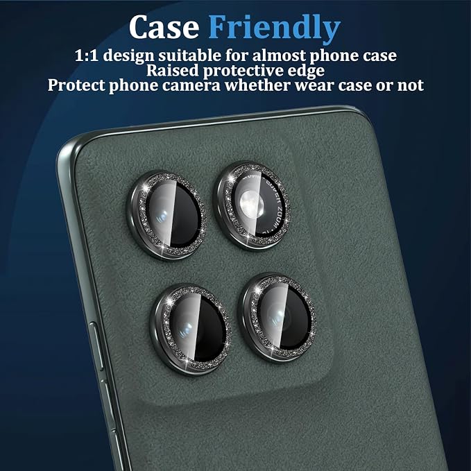 Compatible with Motorola Moto Edge 2025 Camera Lens Protector, Individual Bling - Image 3