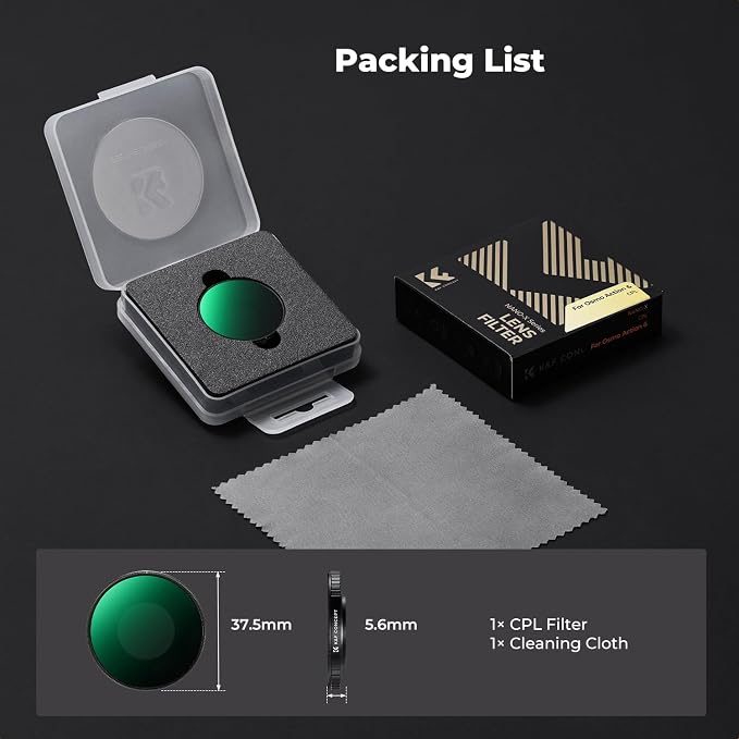 K&F CONCEPT Screw On Fit CPL Filter - Image 7