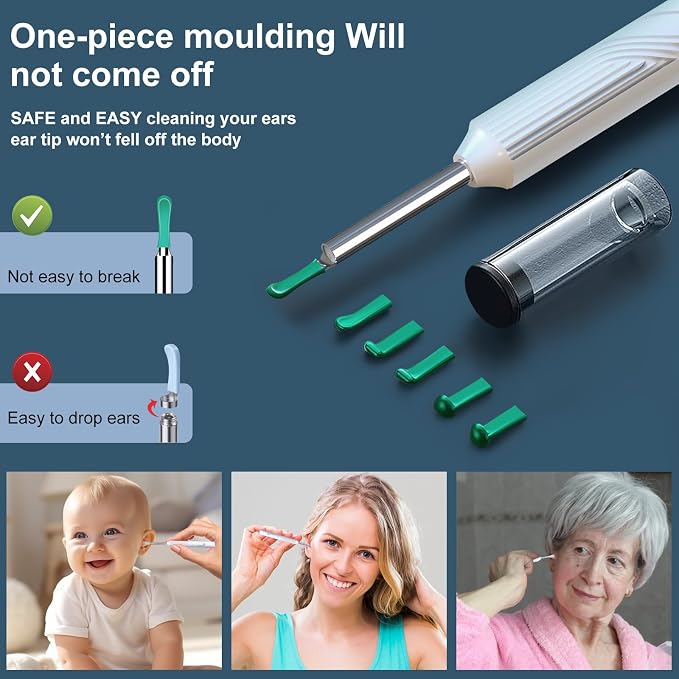 Ear Wax Removal Tool, Ear Cleaner with1080P HD Otoscope Camera, Ear Camera - Image 3