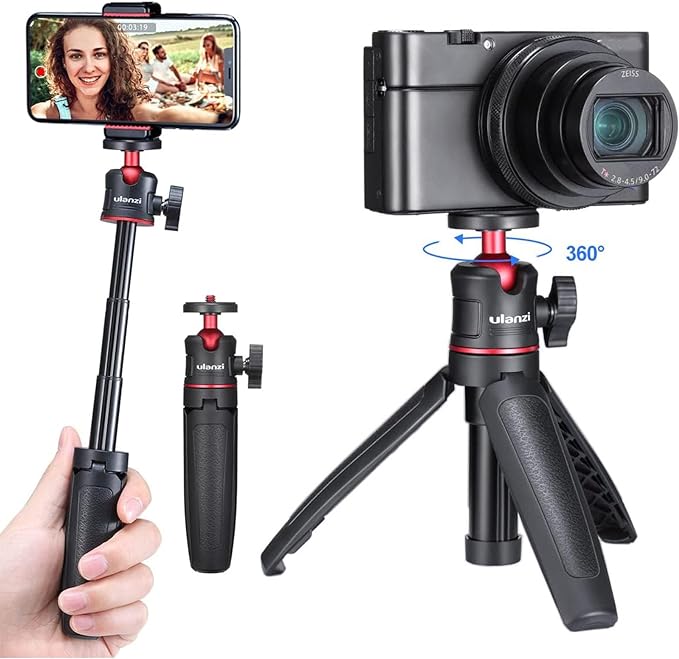 ULANZI MT-08 Extension Pole Tripod, Mini Selfie Stick Stand Handle Grip by ulanzi