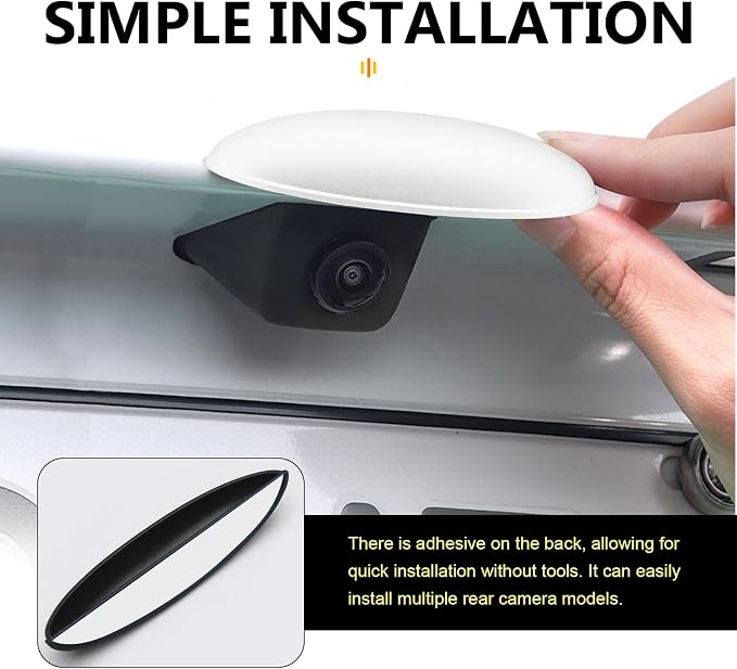 Car Rear View Camera Anti-Rain Cover, ABS Reversing Camera Protection - Image 5