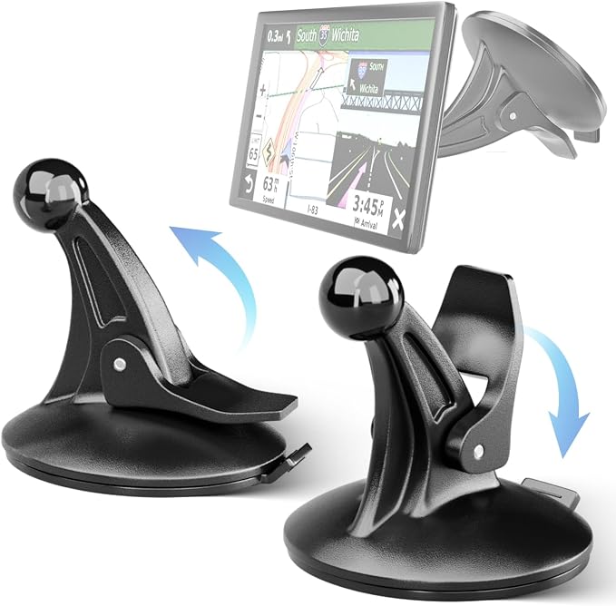 EWAY 2PCS GPS Car Holder Mount for Garmin Nuvi Windshield Dashboard - Image 8