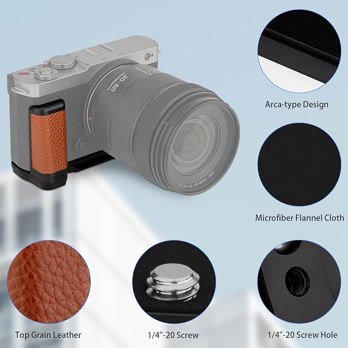 Haoge HG-S9-C Handle HandGrip for Panasonic LUMIX S9 Camera Body S9K L-Shape - Image 4