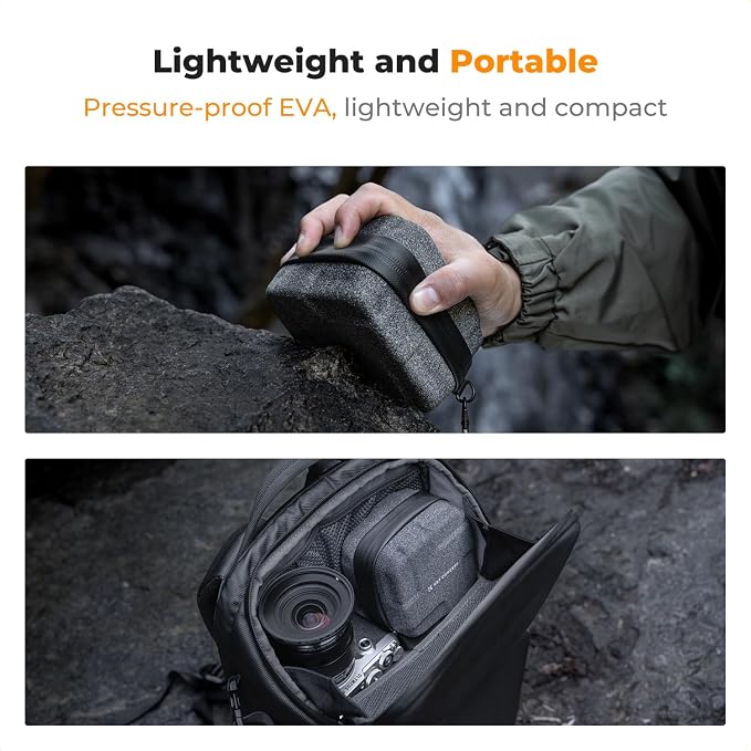 K&F CONCEPT 10 in 1 Lens Filter Case, Hard Shell Camera Filter Pouch Up to 95mm - Image 5