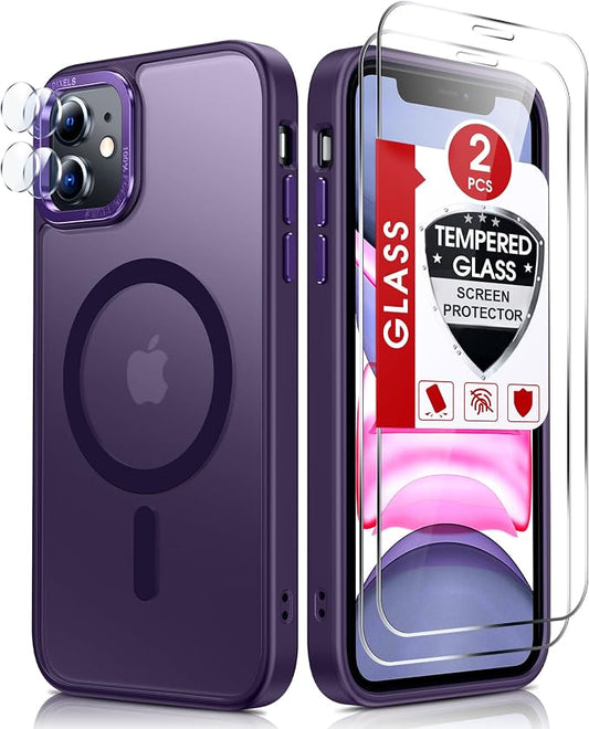 LeYi for iPhone-11 Phone Case: i Phone iphone11 Funda para Magnetic Cover Women by LeYi