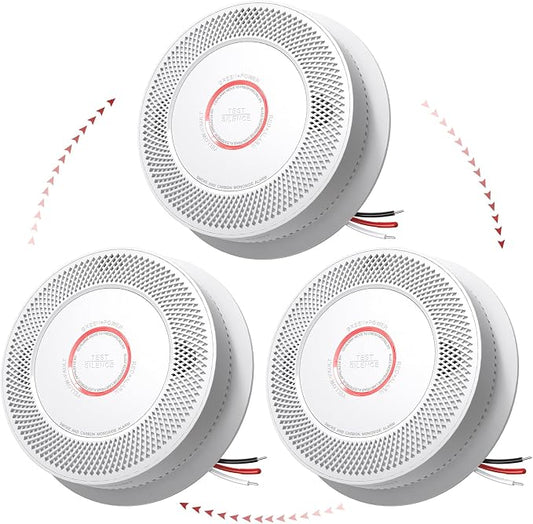 SITERLINK Hardwired Smoke and Carbon Monoxide Detector by Siterlink