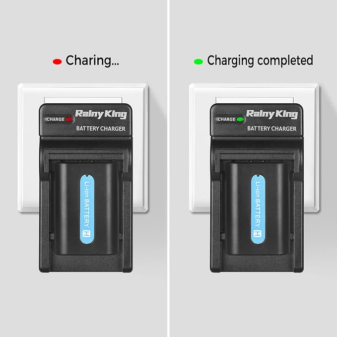NP-FH50 Battery Charger for Sony NP-FP30 - Image 7