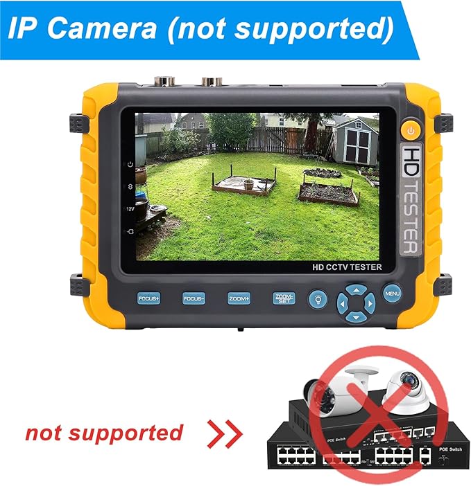 Anpviz 5 Inch 4 in 1 CCTV Monitor Tester, AHD/TVI/CVI/CVBS Coaxial Analog Video - Image 4