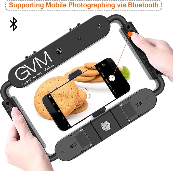 GVM Great Video Maker LED Ring Light 5600K Selfie Light, Smartphone Video Rig & - Image 3