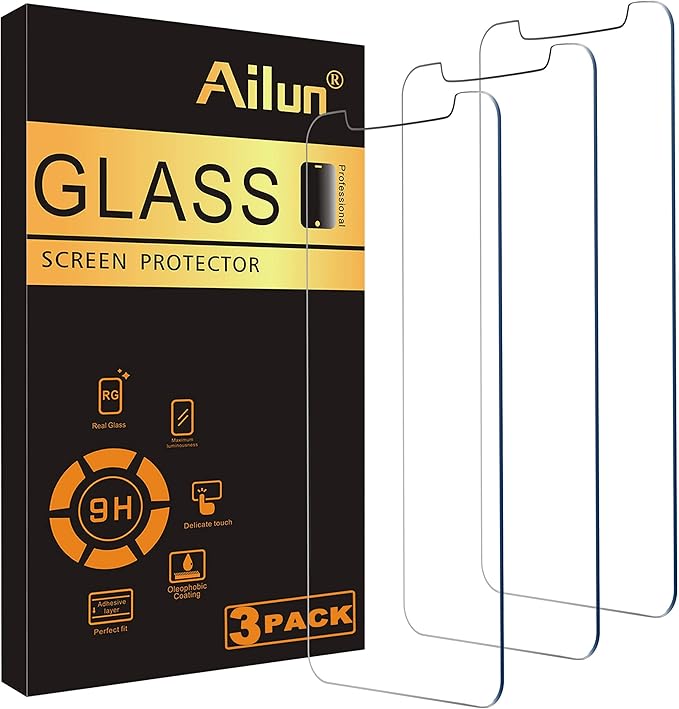 Ailun Screen Protector for iPhone 11 Pro Max/iPhone Xs Max 3 Pack 6.5 Inch by Ailun