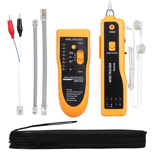Cable Tracer Ethernet Network Cable Tester RJ45 RJ11 by Moocci