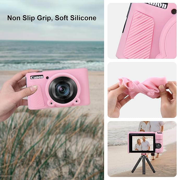 Canboc Case for Canon PowerShot SX740/SX730, Hard Carrying Case + Soft Silicone - Image 7