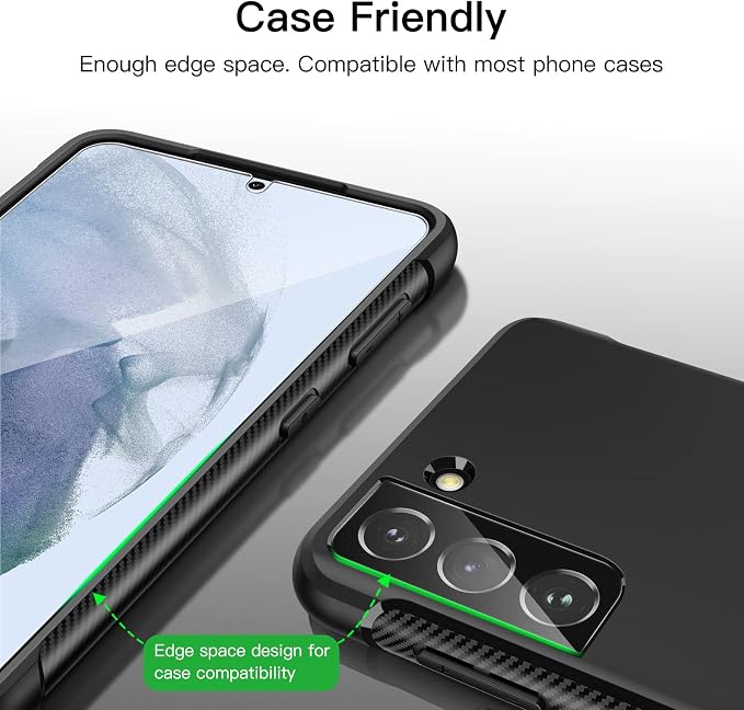 JETech Screen Protector for Samsung Galaxy S21 Plus 6.7-Inch - Image 5