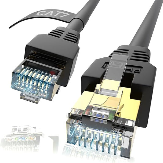 Cat7 Ethernet Cable 175ft, Cat7 3Ft 15Ft 25Ft 50Ft 100Ft 125Ft 150Ft 175Ft by Phizli