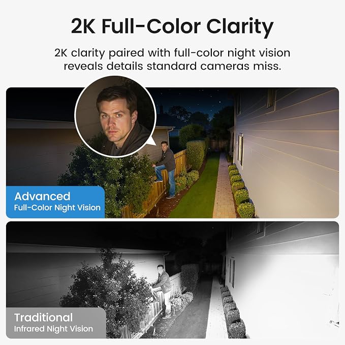 aosu Security Cameras Outdoor Wireless, 2 Cam-Kit, No Subscription Required - Image 5
