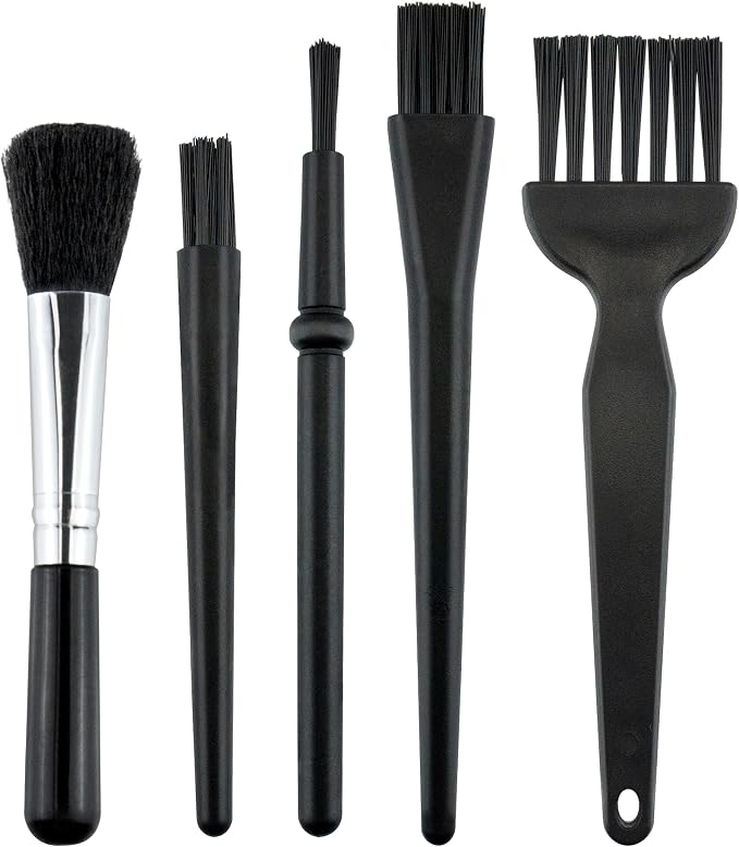 5 PCS Mini Keyboard Cleaning Brushes Kit, PP Handle Nylon Anti Static by Juxiamal