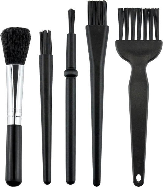 5 PCS Mini Keyboard Cleaning Brushes Kit, PP Handle Nylon Anti Static by Juxiamal
