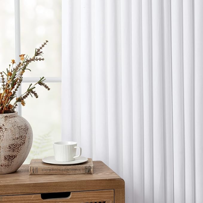 Memory Trained Pinch Pleated Curtains 84 Inches Long, Viral Linen Pinch Pleat - Image 5