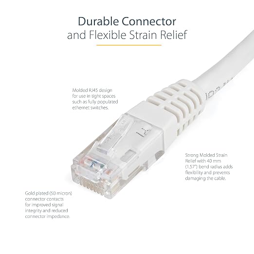 StarTech 8ft CAT6 Ethernet Cable - Image 3