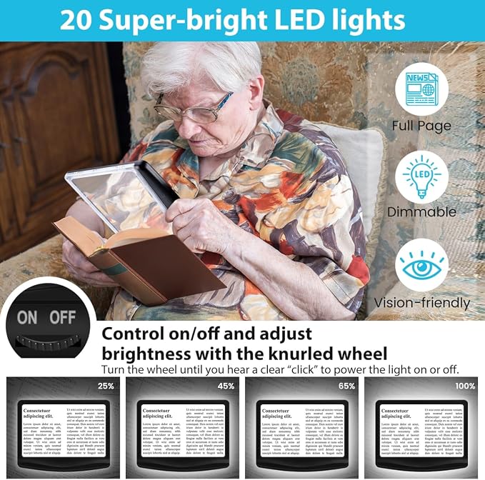Rechargeable 5X Magnifying Glass - Image 2