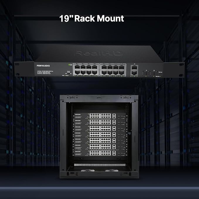 16 Port Full Gigabit PoE Switch - Image 7
