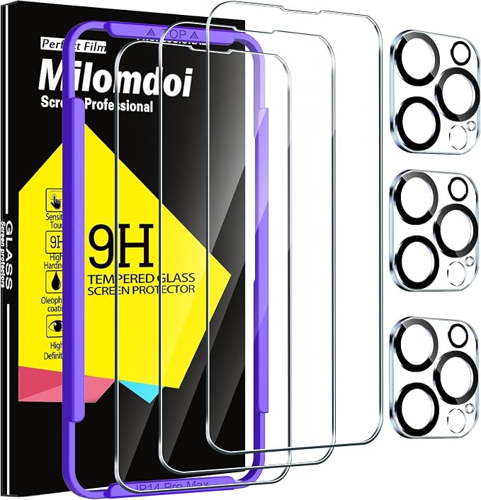 Milomdoi 3 Pack Screen Protector by Milomdoi