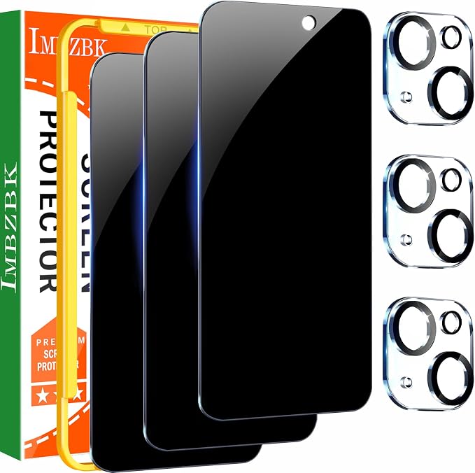 IMBZBK 3 Pack Privacy Screen Protector by IMBZBK