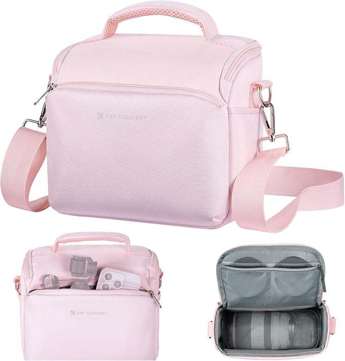 K&F CONCEPT Camera Sling Bag Small Crossbody Camera Case DSLR/SLR/Cute Compact by KFCONCEPT