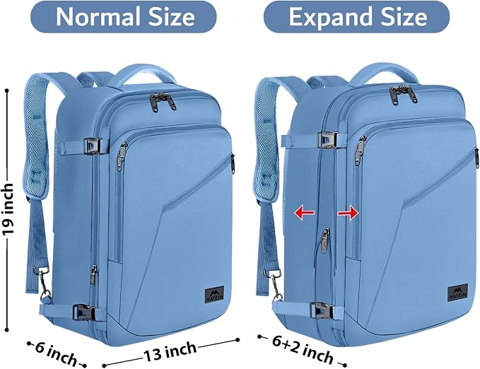 MATEIN Cute Backpack for Women, Nurses Teacher, Expandable Water Resistant - Image 5