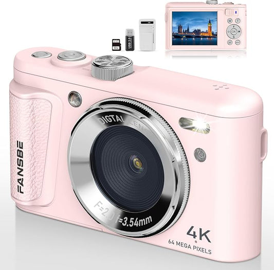 Fansbe Smart Digital Camera, 4K Vlogging Camera by FansbeSmart