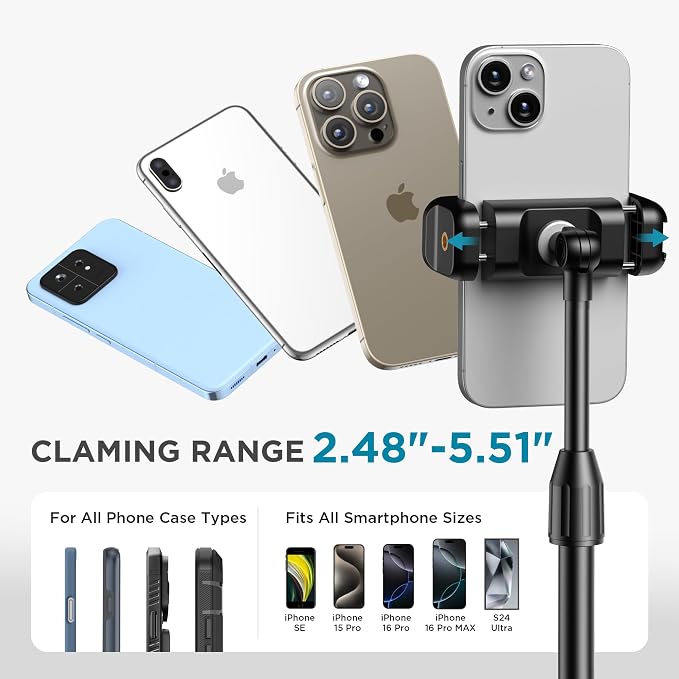InnoGear Webcam Mount for Desk, Table Telescopic Webcam Stand - Image 5