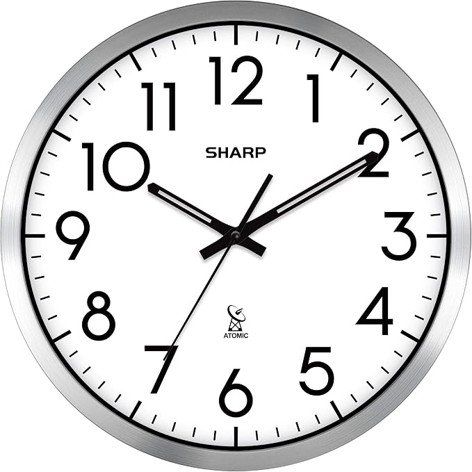 Sharp Atomic Analog Wall Clock by SHARP