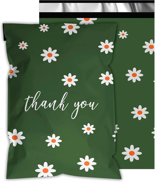 Poly Mailers 12x15.5 inch 50 Pcs - Cherry printed Shipping Bags, 2.4mil Thickness, Waterproof and Tear Resistant Mailing Envelopes, Self-Sealing Packaging Bags for Small Business