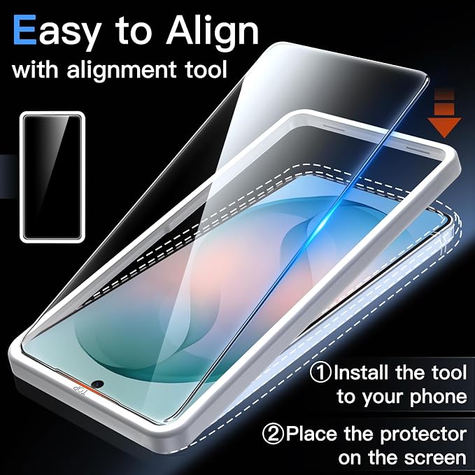 JETech Screen Protector for Samsung Galaxy S26 - Image 5