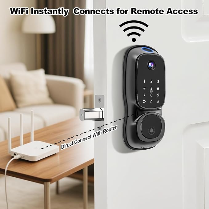 S500 Video Smart Lock, Keyless Entry Door Lock - Image 6