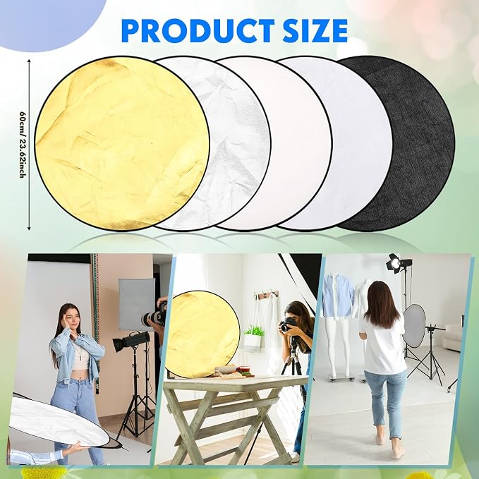 Yuntau Photography Reflector 5 in 1 Light Reflectors - Image 2