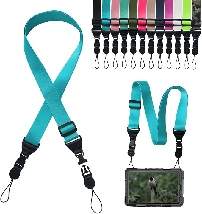 Adjustable Shoulder Strap:Comfortable iPad Strap Nylon Neck Lanyard by Gowjaw