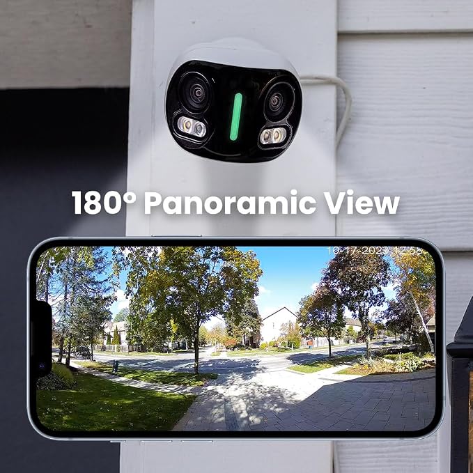 Lorex 4K 8MP IP Wired Dual-Lens Add-On Outdoor Security Camera | Smart Security - Image 7