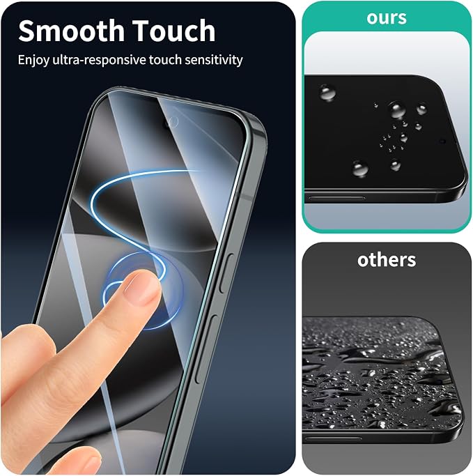 3+3+1-Pack, Screen Protector and Camera Lens Protector - Image 9