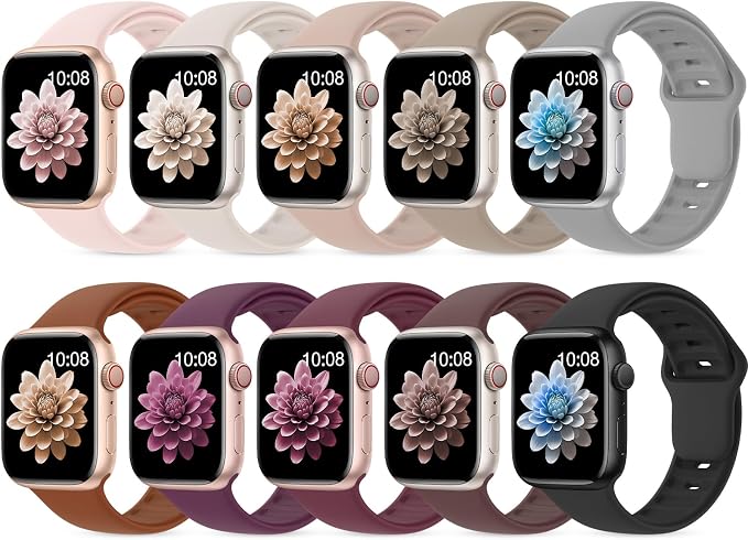 10 Pack Silicone Bands Compatible by UnleashJoyUnlockTrueLife