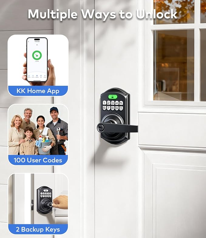 TEEHO TE019 Smart Keypad Door Lock - Image 2