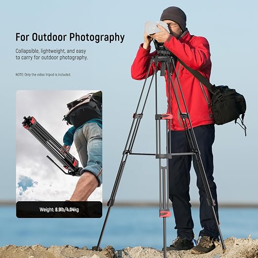 NEEWER Basic 74" Video Tripod - Image 8