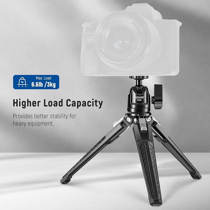 NEEWER Mini Metal Table Tripod - Image 3