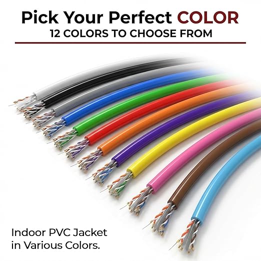 Dripstone CAT6 Ethernet Cable 1000ft Bulk Network LAN Wire 23AWG Solid CCA UTP - Image 6